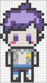 toni9ht shima - shima,urashimasakatasen,music,chibi,band,purple,gray