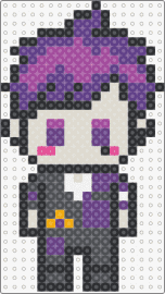 shuffle shima - shima,urashimasakatasen,music,chibi,purple,gray