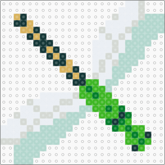 Green Dragonfly - green,light blue