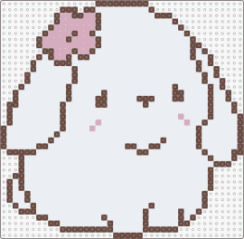 Small round bunny - bunny,rabbit,kawaii,cute,animal,character,white