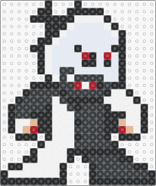 art the clown3 - art,terrifier,clown,horror,movie,character,chibi,slasher,scary,black,white