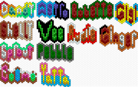 (Read disc!) Dandy's world names!! (Unfinished) - red,yellow,green,colorful