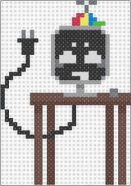 Mr fun computer!!! XDDD - mr fun computer,sprunki,incredibox,video game,character,black,gray,brown