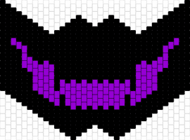 Purple poisonmouth - mouth,mask,spooky,grin,smile,dark,neon,purple,black