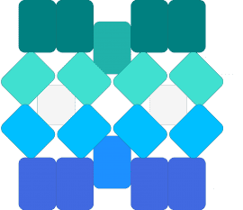 MLM square! - light blue