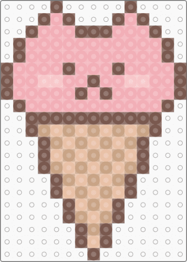 Ice cream cat - beige, tan
