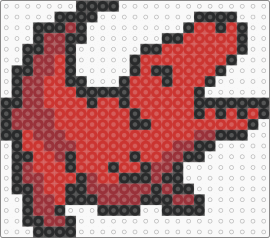 dinosaur - black,red