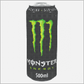 MONSTER energy - monster,energy,can,drink,black,green