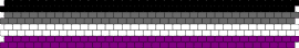 asexual cuff :D - asexual,pride,cuff,black,gray,white,purple