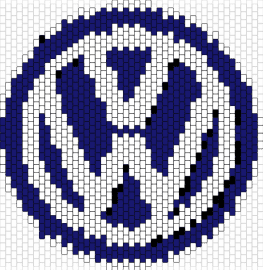 VW logo - vw,volkswagen,logo,car,automobile,blue,white