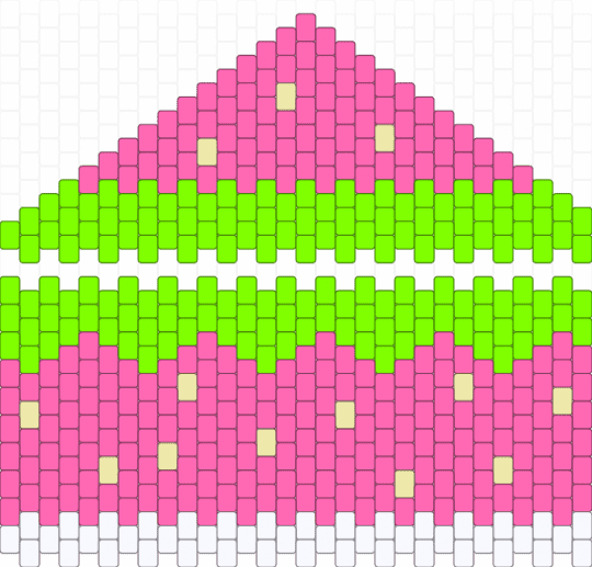 Strawberry wallet panel - green,pink,strawberry,kandi,wallet,bag,peyote,purse,handbag,fruit
