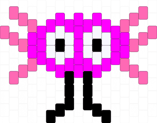 KINITOPET - pink,kinito,kinitopet,charm,kandi,peyote,ladder,easy,axolotl