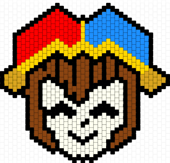 pomni head for ita bag wip - red,tadc,pomni,theamazingdigitalcircus