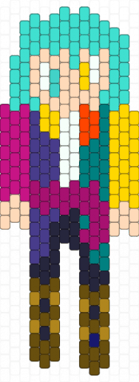 Scott of Chromia (WIP) - pink,yellow,light blue,colorful