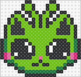 gnarpy again - gnarpy,alien,cat,cute,head,character,green,black