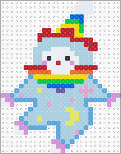 Rainbow Clown (Remix) - light blue,clown,edit,rainbow,gay,cute,clowncore,remix
