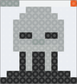 Mfdoom bead pattern - mfdoom,portrait,rap,music,helmet,gray,black