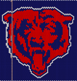 xmas - bears,chicago,football,logo,team,sports,panel,orange,blue