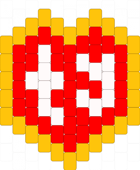 TY toy tag - red, yellow