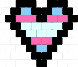 Transgender Heart - transgender,heart,pride,black,pink,light blue