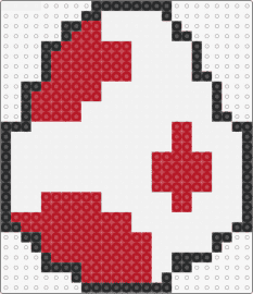 Yoshi Egg Red - yoshi,egg,mario,spots,nintendo,video game,white,red