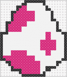 Yoshi Egg Pink - yoshi,egg,mario,spots,nintendo,video game,white,pink