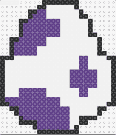 Yoshi Egg Purple - yoshi,egg,mario,spots,nintendo,video game,white,purple