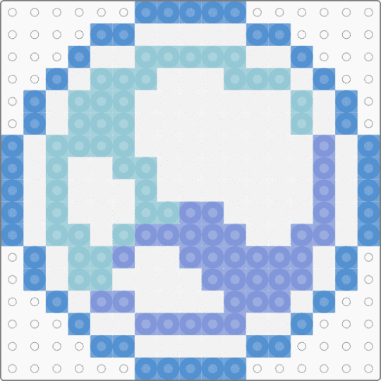 bubble! - light blue, white