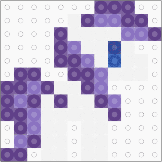 sugar grape, my little pony - blue, purple