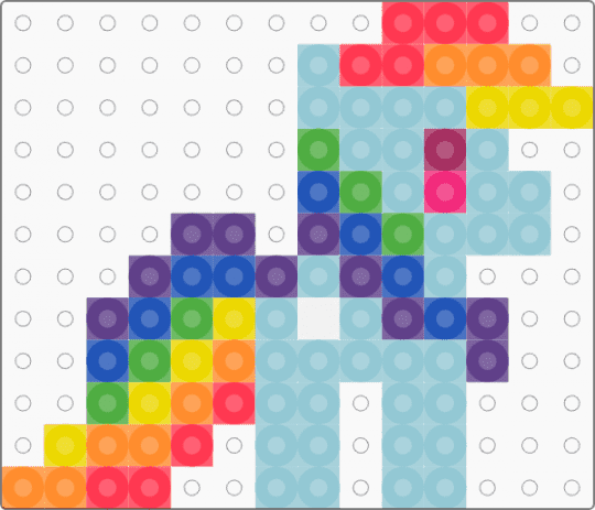 rainbow dash, my little pony - light blue, purple