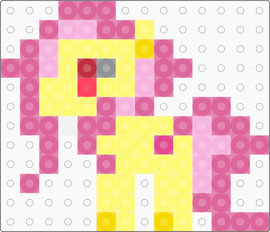 flutterbat, my little pony - pink, yellow