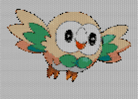 Shiny Rowlet Pattern Rowlet Pony Bead Patterns - Gallery - Kandi Pad | Kandi Patterns, Fuse ...