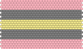 quasiromantic :3 - quasiromantic,pride,flag,cuff,pink,gray,yellow