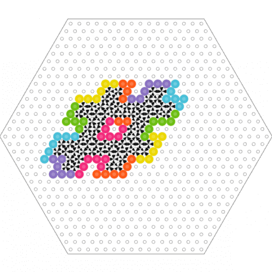 Hashtag - black,light blue,yellow,pink,colorful,cotdhashtags,hashtag
