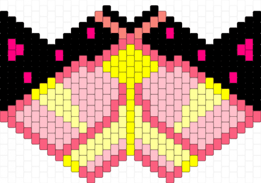 Rosy Moff mask - pink, red, yellow