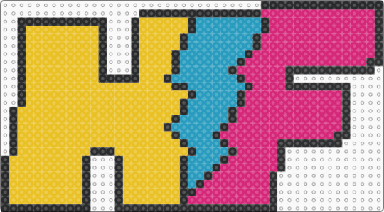Hyperfest Logo - yellow,pink