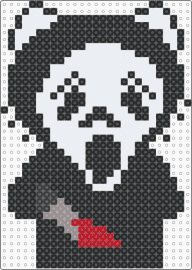 kitty scream - black,white,red,gray