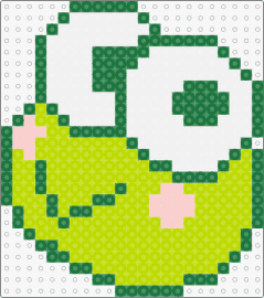 keropi - keroppi,sanrio,frog,character,kawaii,head,cute,eyes,smile,green,white