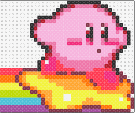 Kurbiii - kirby,nintendo,star,rainbow,video game,character,colorful,pink,yellow