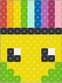 Crayon box w/ eyes - crayons,box,art,cute,colorful,rainbow,yellow