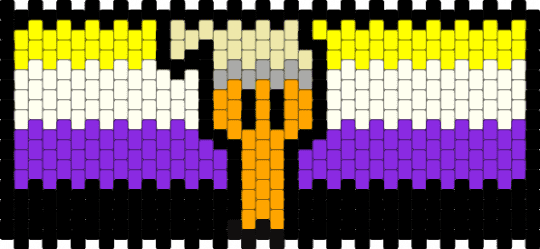 Nonbinary Paintbrush!! - yellow,purple,inanimateinsanity,enby,nonbinary,paintbrush,nonbinarypaintbrush,ii