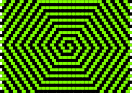 !REMIXED! spiral bag panel - spiral,hypnotic,swirl,geometric,panel,bag,stripes,black,green