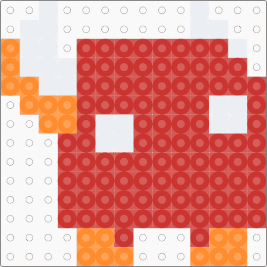 Rock eater sprite - red