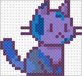 purple +blue cat 4 me!!!! - cat,kitty,animal,cute,purple,blue