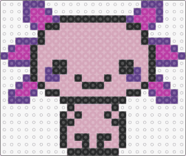 axolotl 29x29 - axolotl,cute,quirky,creature,playful,pink