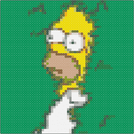 Homer bushes meme - homer simpson,the simpsons,tv shows,meme