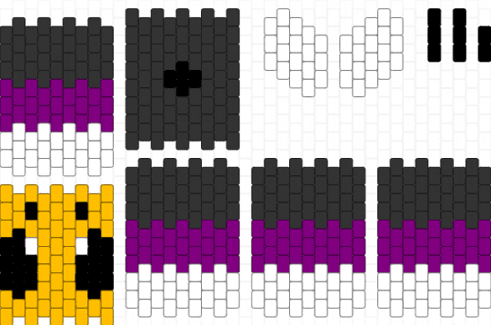 Minecraft bee (Non-binary) - pink, yellow