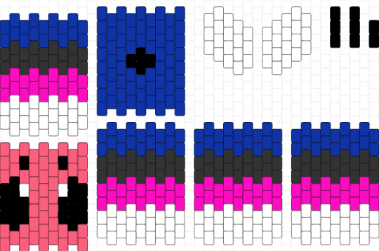 Minecraft bee (Genderfluid) - purple