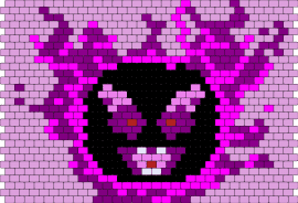 Ghastly - ghastly,pokemon,character,gaming,panel,spooky,fiery,black,pink