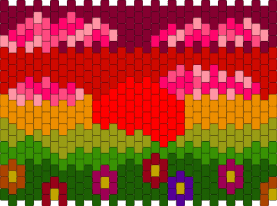 Dusk - red,green,brown